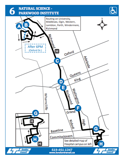 LTC route 6 map